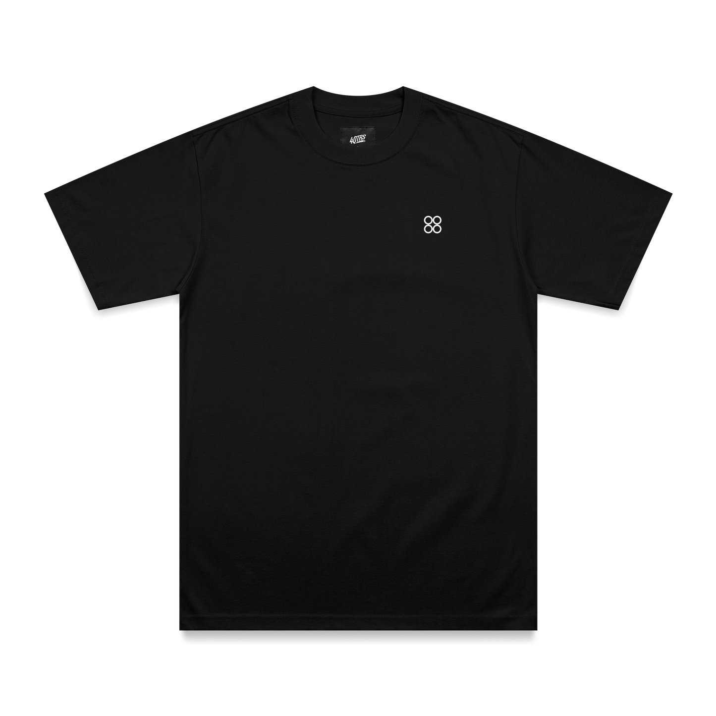 4QTRS Classic Black Tee